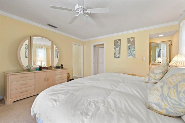 Bedroom, Interior, Recessed Lighting