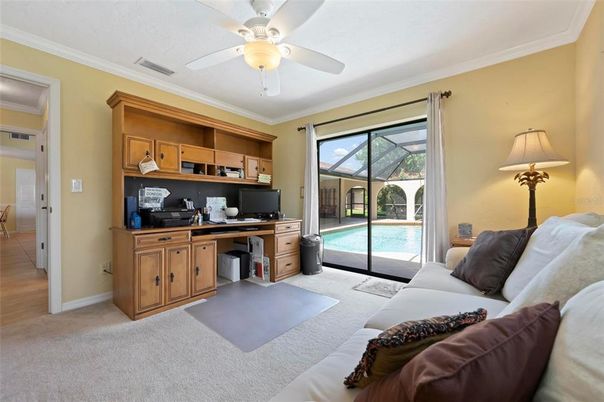 Home Office, Interior, Living room, Sun Room, Wood Texture Flooring