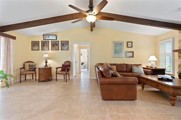 Interior, Living room, Wooden Beams