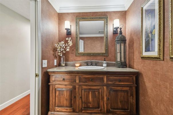 Bathroom, Interior, Wood Texture Flooring