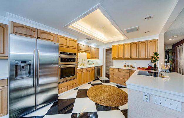 Interior, Kitchen, Recessed Lighting, Stainless Steel Appliances