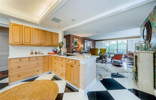 Interior, Kitchen, Living room, Recessed Lighting