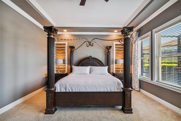 Bedroom, Interior, Recessed Lighting