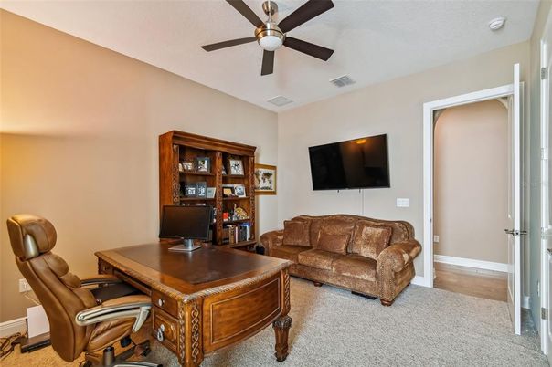 Home Office, Interior, Wood Texture Flooring