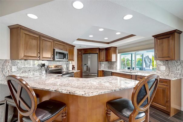 Interior, Kitchen, Recessed Lighting, Stainless Steel Appliances