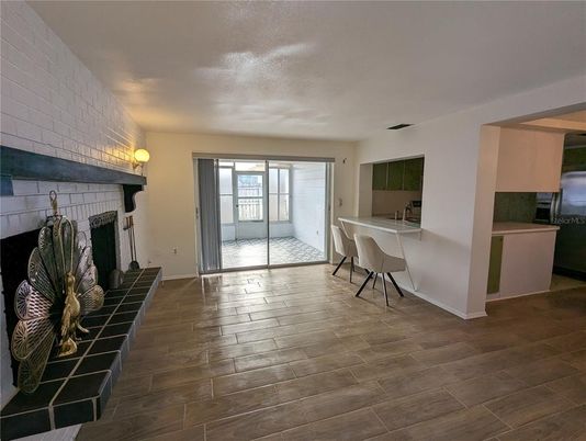 Interior, Kitchen, Wood Texture Flooring