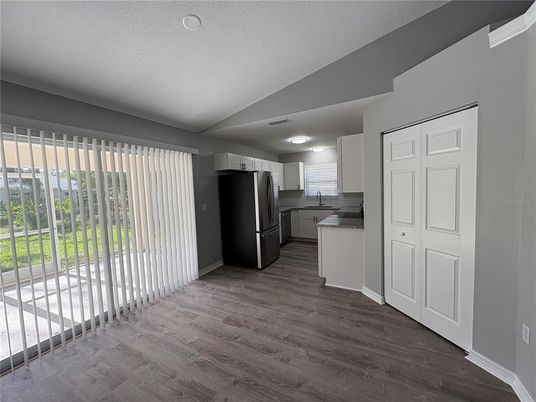 Interior, Kitchen, Wood Texture Flooring