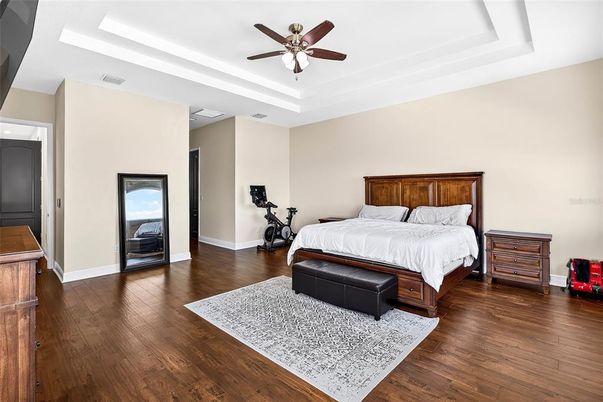 Bedroom, Fitness Equipment, Interior, Wood Texture Flooring