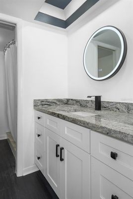 Bathroom, Interior, Wood Texture Flooring