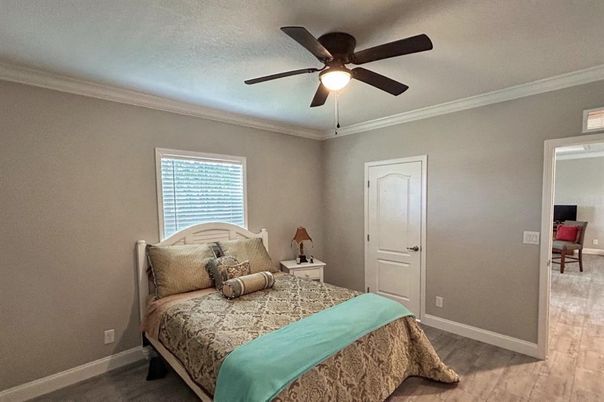 Bedroom, Interior, Wood Texture Flooring