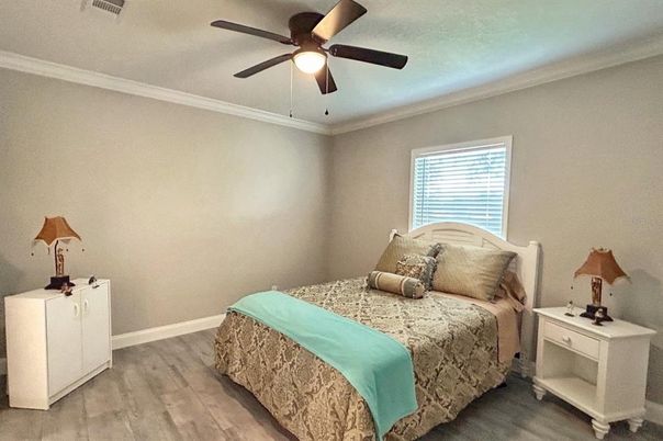 Bedroom, Interior, Wood Texture Flooring