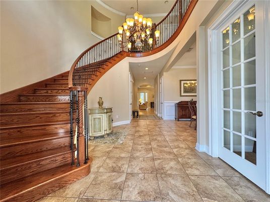 Chandelier, Interior, Recessed Lighting
