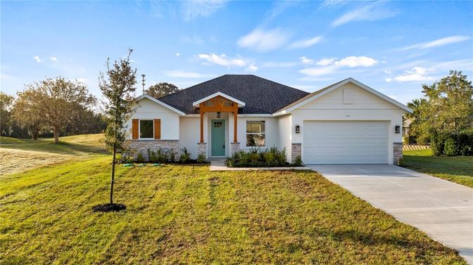 Attached, Backyard, Exterior, Facade, Ranch