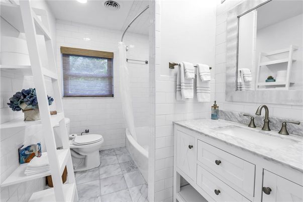 Bathroom, Dual Sink Vanities, Interior, Marble