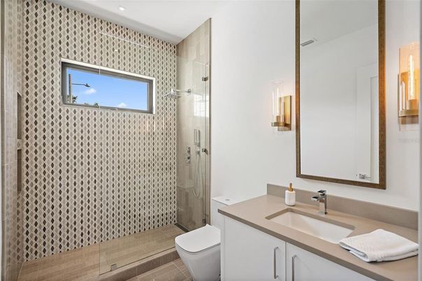 Bathroom, Glass Shower, Interior