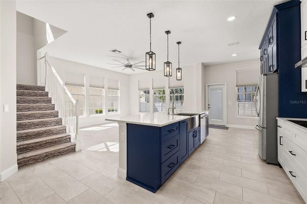 Interior, Kitchen, Pendant Lights, Recessed Lighting