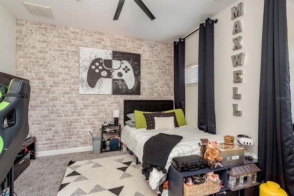 Bedroom, Interior, Stone Walls