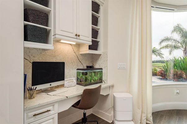 Home Office, Interior, Wood Texture Flooring