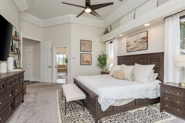Bedroom, Interior, Recessed Lighting