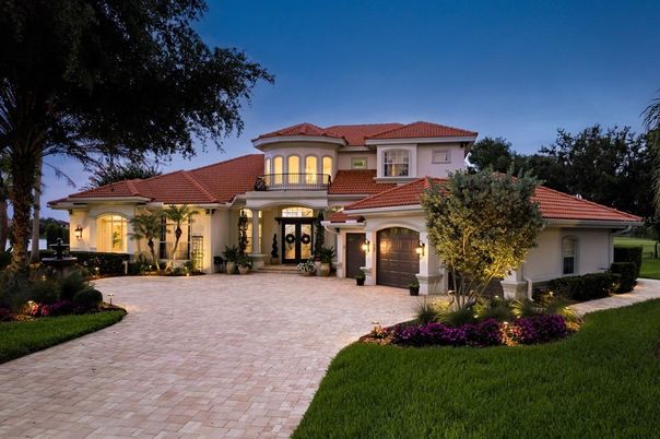 Attached, Backyard, Exterior, Facade, Mediterranean