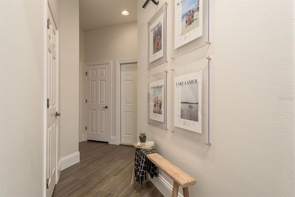 Interior, Recessed Lighting, Wood Texture Flooring
