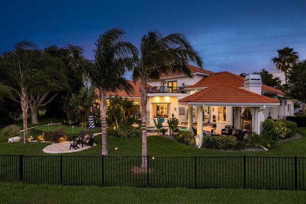 Backyard, Exterior, Facade, Mediterranean