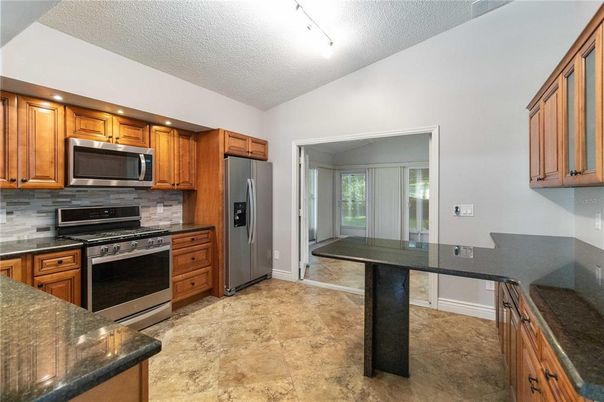 Interior, Kitchen, Recessed Lighting, Stainless Steel Appliances