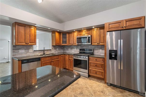 Interior, Kitchen, Recessed Lighting, Stainless Steel Appliances