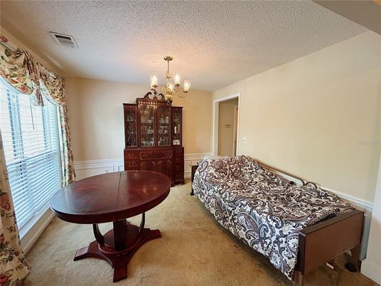 Bedroom, Chandelier, Interior