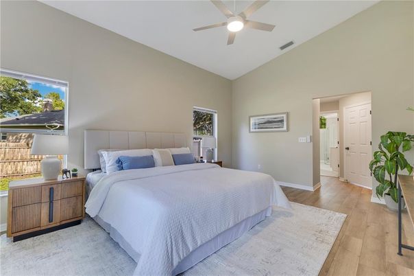 Bedroom, Interior, Wood Texture Flooring