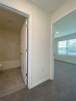 Bathroom, Empty room, Interior, Recessed Lighting