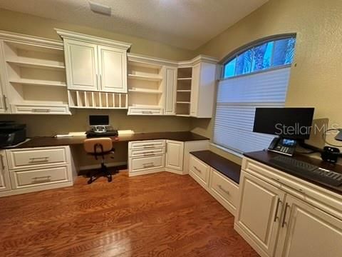 Home Office, Interior, Wood Texture Flooring