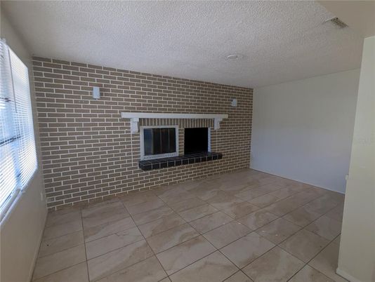 Empty room, Fireplace, Interior, Stone Walls