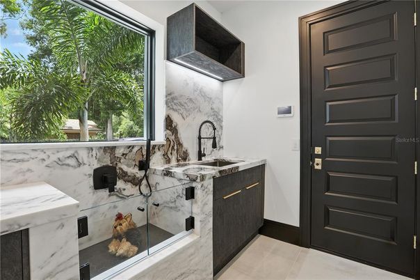 Interior, Kitchen, Marble Walls
