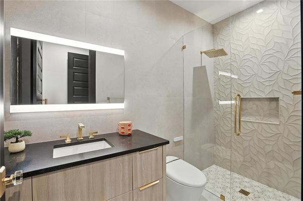 Bathroom, Glass Shower, Interior