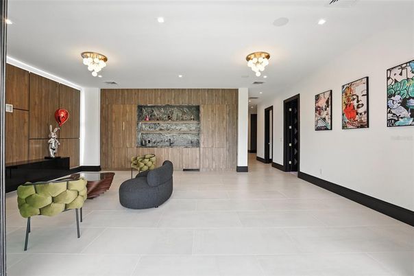 Interior, Recessed Lighting, Wooden Walls