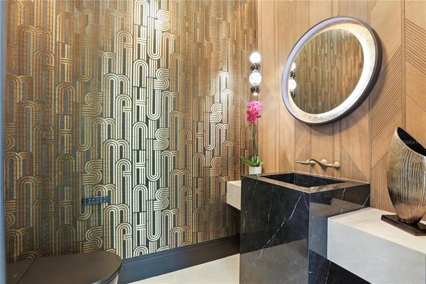 Bathroom, Interior, Wooden Walls