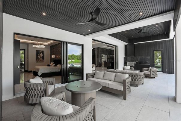 Interior, Living room, Pendant Lights, Recessed Lighting