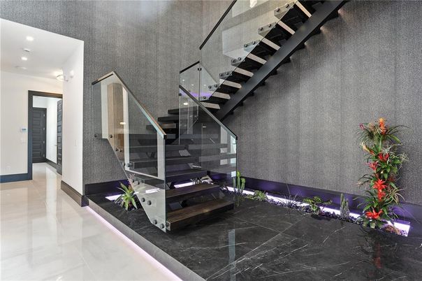Interior, Marble, Recessed Lighting