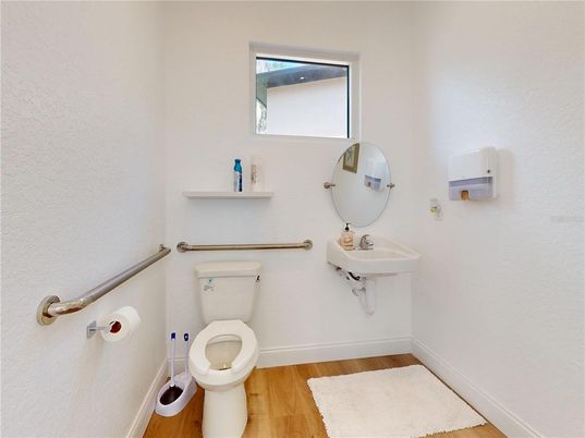 Bathroom, Interior, Wood Texture Flooring