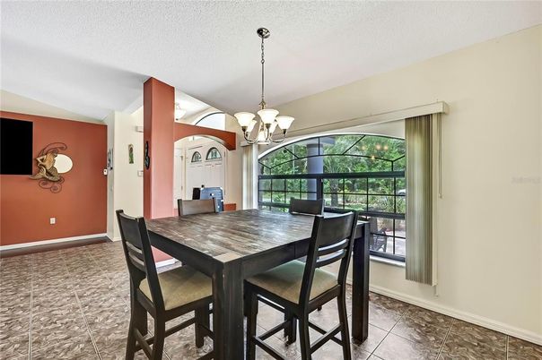 Chandelier, Dining room, Interior