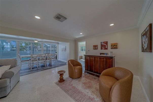 Dining room, Interior, Recessed Lighting