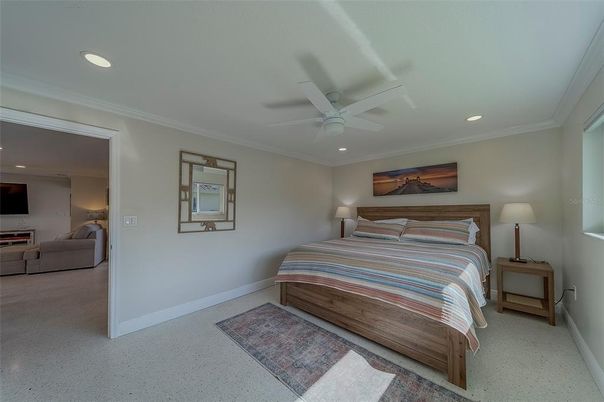 Bedroom, Interior, Recessed Lighting