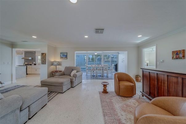 Interior, Living room, Recessed Lighting