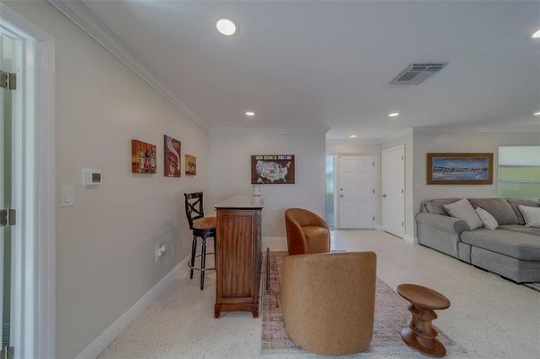 Interior, Living room, Recessed Lighting
