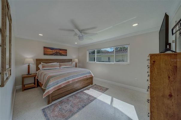 Bedroom, Interior, Recessed Lighting