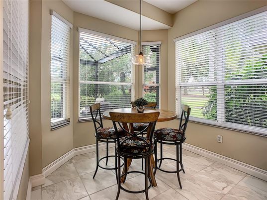 Dining room, Interior, Marble, Pendant Lights