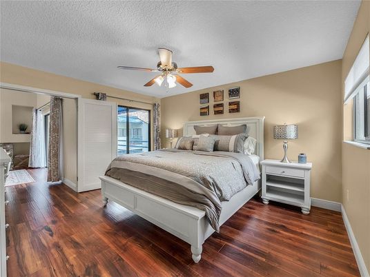 Bedroom, Interior, Wood Texture Flooring