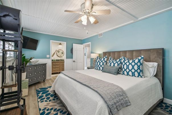 Bedroom, Interior, Wood Texture Flooring
