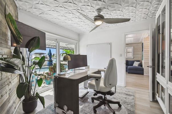 Home Office, Interior, Wood Texture Flooring